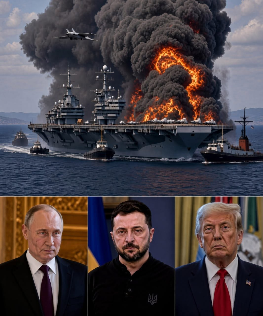 BREAKING 30 minutes ago: Russian Su-57 pilot destroys US aircraft carrier carrying 700…