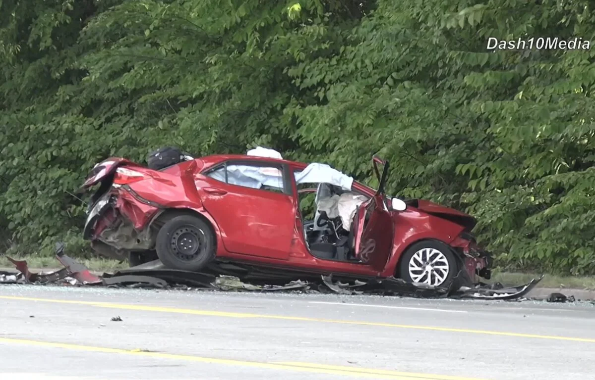 A serious accident occurred a few minutes ago on the Sa….