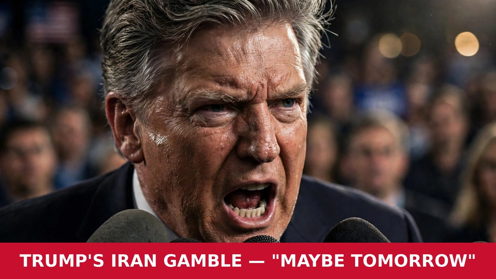 Trump Says an Iran Strike Could Come “Maybe Tomorrow” — Then Leaves the Door Open to a Deal