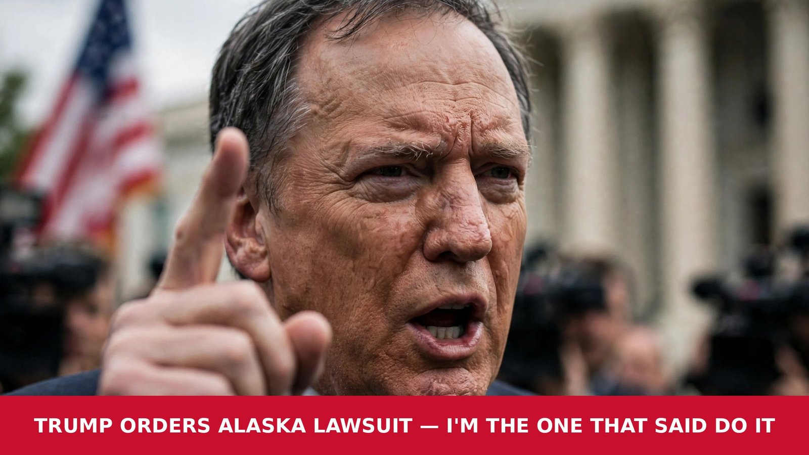 “I’m the One That Said, ‘Do It'”: Trump Admits He Ordered the Lawsuit to Block Alaska’s Senate Result