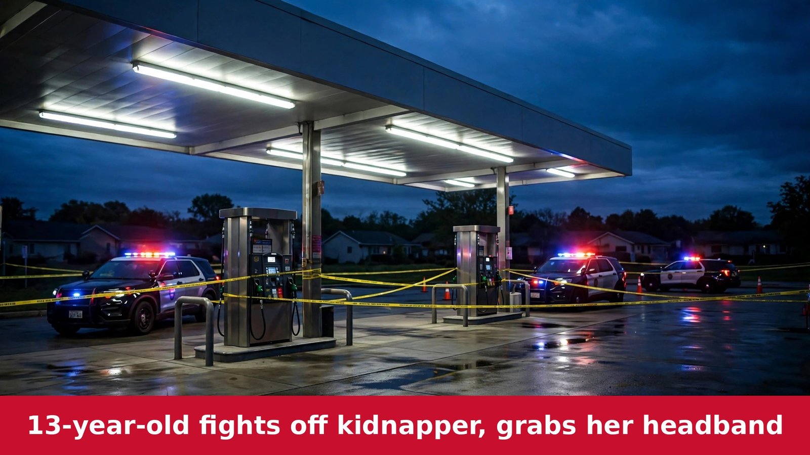 13-Year-Old Girl Fights Off Kidnapper at Florida Gas Station — Then Calmly Grabs Her Pink Headband