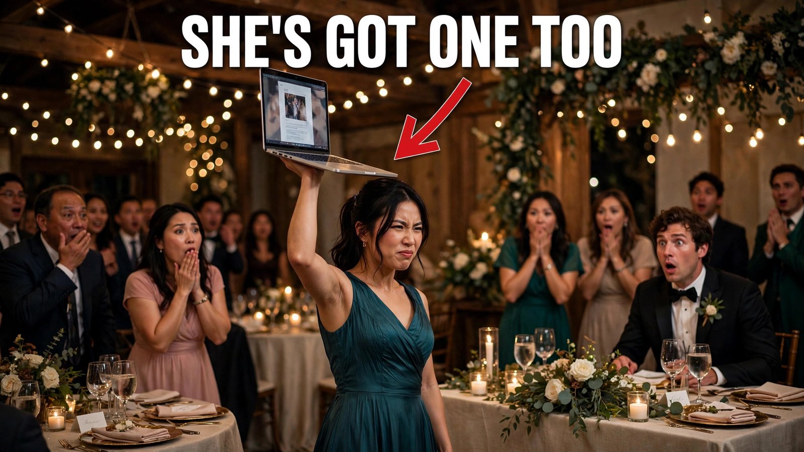 The Best Man’s “Funny” Wedding Slideshow Turned Into the Bride’s Worst Nightmare — Until the Maid of Honor Grabbed the Laptop and Pressed Play on the Real Video