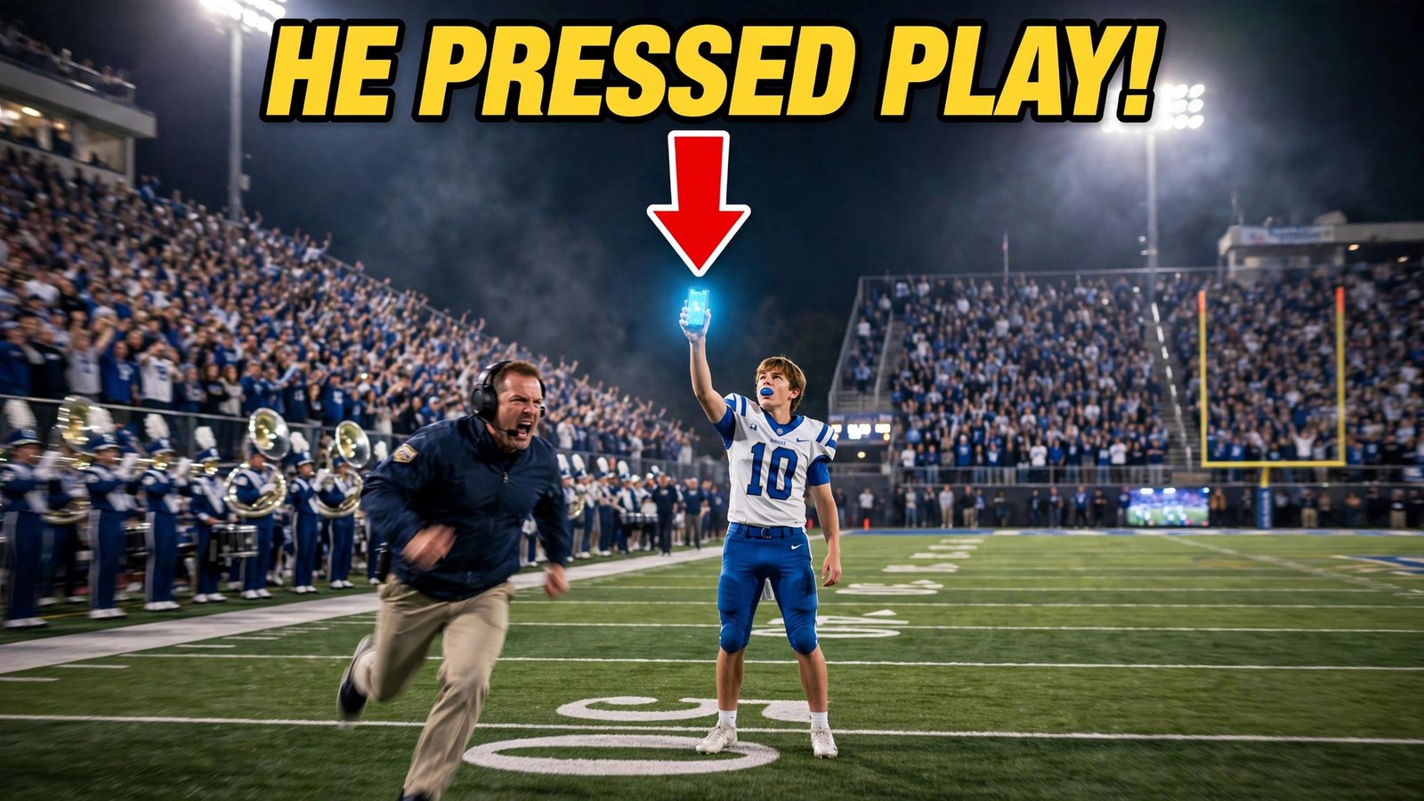 Benched in the State Championship While 8,000 Fans Booed — Then He Walked to Midfield at Halftime and Played the Recording That Ended His Coach’s Career