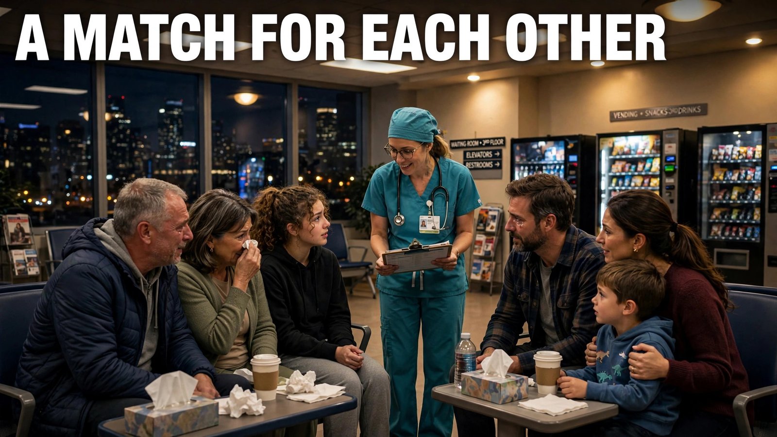 Two Families Nearly Came to Blows in the Transplant Waiting Room — Then the Surgeon Said the Words That Made Them All Weep Together